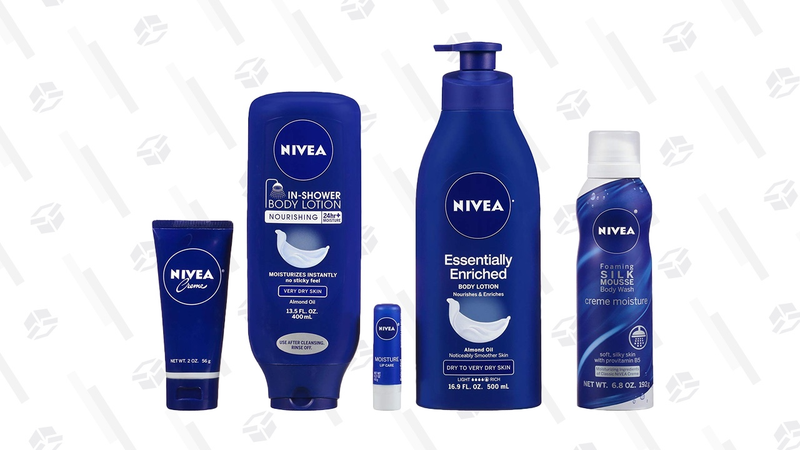 Set de regalo de Nivea Luxury para hombre | $13 | AmazonGráfico: Shep McAllister